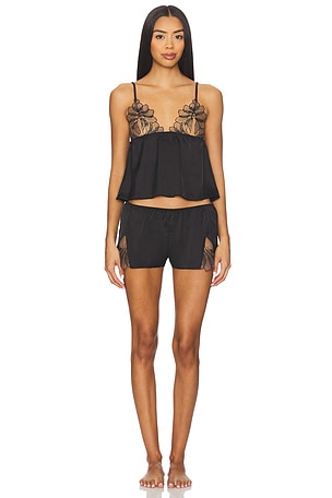 Sadiya Luxury Satin Cami And Short BLUEBELLA