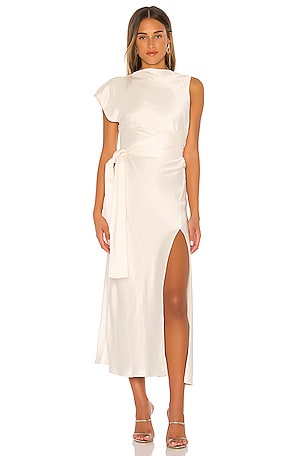 piper asymmetrical midi dress A.l.c. Piper One-shoulder Dress