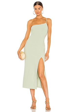 Bec + Bridge Fleur Asymmetrical Midi Dress in Avocado | REVOLVE Bec + Bridge Fleur Asymmetrical Midi Dress in Avocado | REVOLVE