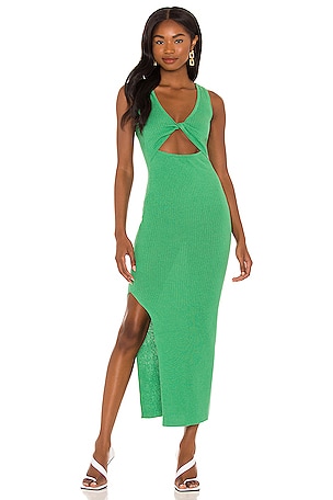 Bec + Bridge Riviera Knit Midi Dress in Bottle Green | REVOLVE