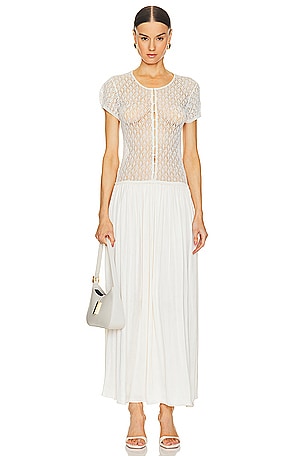 Bec Bridge Breeze Short Sleeve Maxi Dress in Ivory REVOLVE