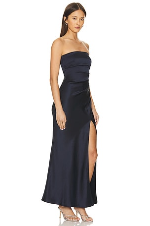 Bec + Bridge Dreamer Strapless Dress in Navy