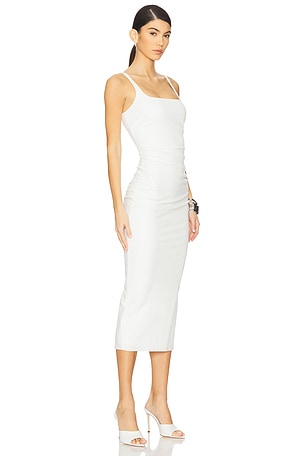 Bec + Bridge Aveline Tuck Midi Dress in White