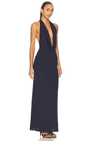 Bec + Bridge Nessie Cowl Maxi Dress in Navy