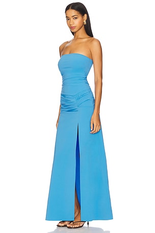 Bec + Bridge Angelina Strapless Maxi Dress in Blue