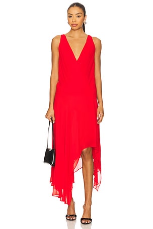 Rhone Wrap Asymmetric Dress Bec + Bridge
