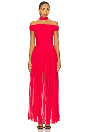 Deija Off Shoulder Maxi Dress Bec + Bridge