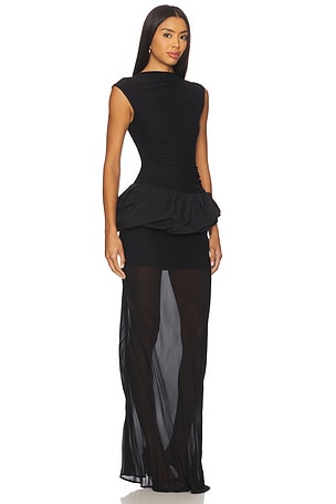 Bec + Bridge Ida Bubble Maxi Dress in Black