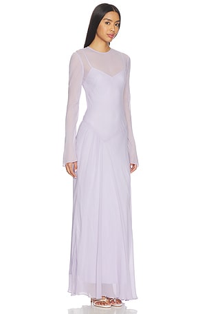 Bec + Bridge Delilah Long Sleeve Maxi Dress in Lavender