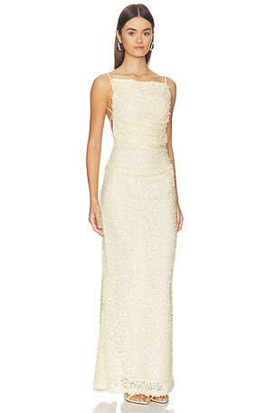 Bec + Bridge Cabine Maxi Dress in Cream