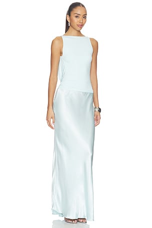 Bec + Bridge Mirabelle Cowl Maxi Dress in Baby Blue