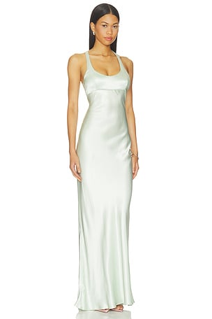 Bec + Bridge Maxina Crossover Dress in Mint