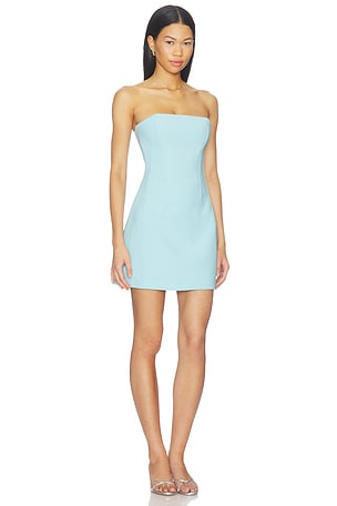 Bec + Bridge Romee Strapless Mini Dress in Baby Blue