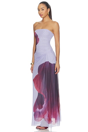 Bec + Bridge Georgiana Strapless Maxi Dress in Blue