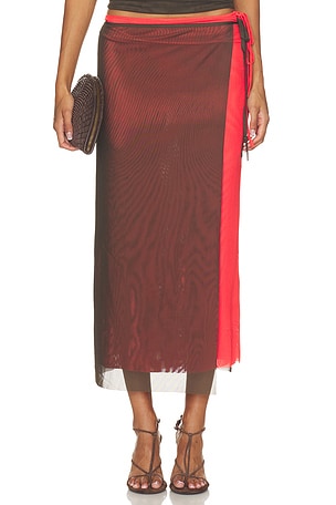 Alyna Contrast Skirt Bec + Bridge