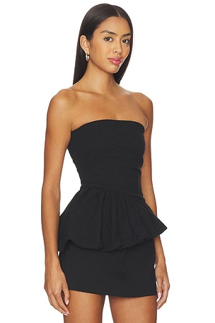Bec + Bridge Rowena Strapless Top in Black