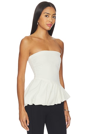 Bec + Bridge Rowena Strapless Top in White