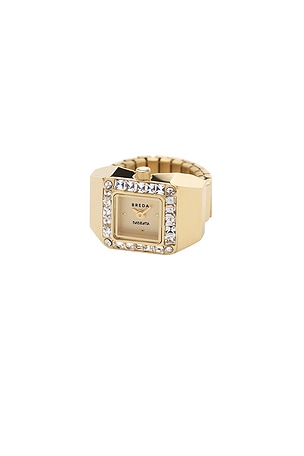 Breda X Dalmata Time Ring in Metallic Gold