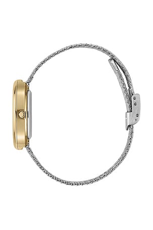 Breda Jane Tethered Watch in Metallic Silver