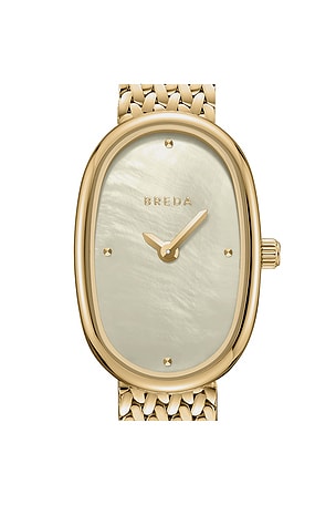Breda Small Jane Watch in Metallic Gold