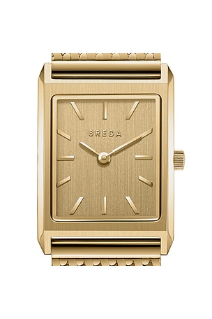 Breda Small Virgil Watch in Metallic Gold