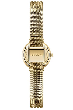 Breda Beverly Mesh Watch in Metallic Gold