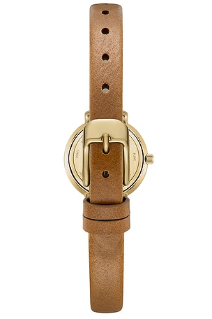 Breda Beverly Leather Watch in Metallic Gold