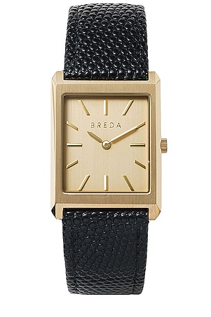 Breda Virgil Watch in Black & Gold | REVOLVE display picture 1