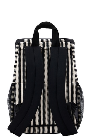 BEIS The Summer Stripe Cooler Backpack in Black