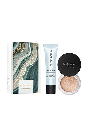 PRIMER FACIAL E PÓ FIXADOR PRIME TIME HYDRATE AND GLOW PRIMER & MINI MINERAL VEIL DUO bareMinerals