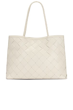 BEMBIEN Gabrielle Grande Weave Bag in Cream