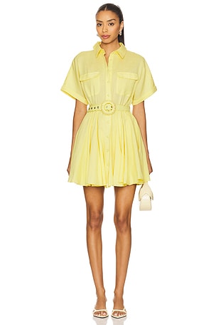 ROBE MINI AVEC CEINTURE HEMANT AND NANDITA $398 NOUVEAU