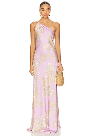 One Shoulder Long Dress HEMANT AND NANDITA