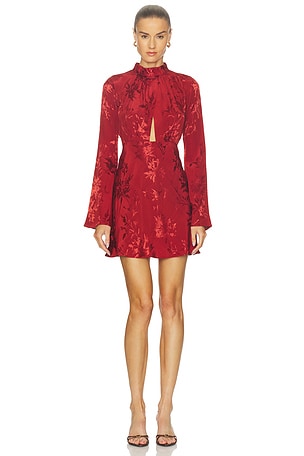 Front Neck Wrapped Mini Dress HEMANT AND NANDITA