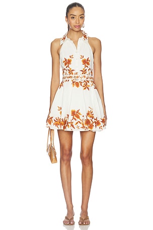 Short Dress With Buckle Belt HEMANT AND NANDITA