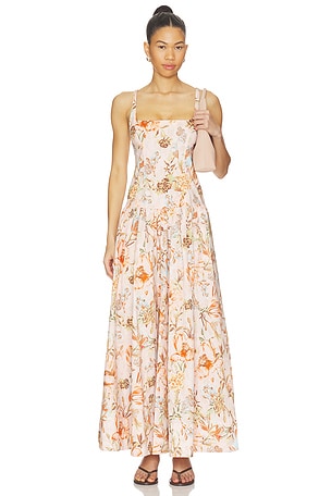 Square Neck Maxi Dress HEMANT AND NANDITA