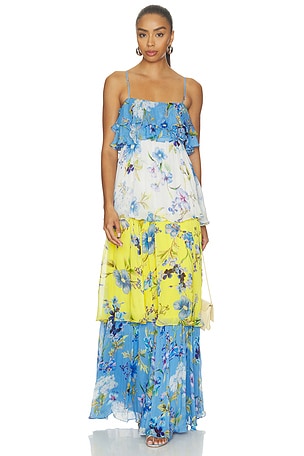 Tiered Maxi Dress HEMANT AND NANDITA