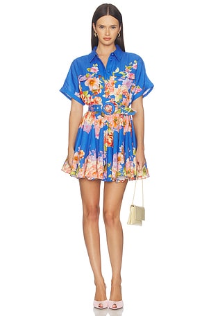 Short Dress With Buckle Belt HEMANT AND NANDITA