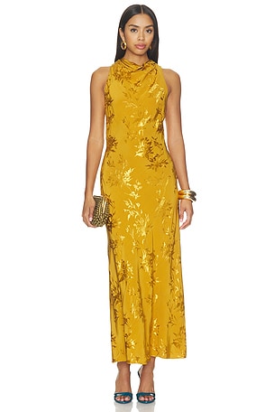 Cowl Midi Dress HEMANT AND NANDITA
