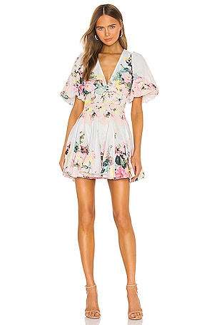 Pastel Mini Dress in Pastel HEMANT AND NANDITA