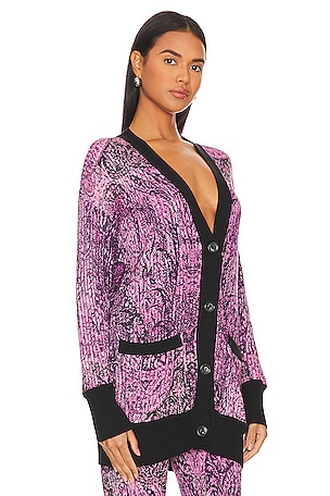 HEMANT AND NANDITA Short Cardigan in Purple