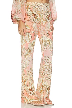 HEMANT AND NANDITA Pant in Coral