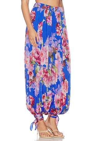 HEMANT AND NANDITA Harem Pants in Blue