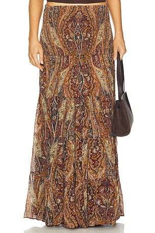 Tiered Maxi Skirt HEMANT AND NANDITA