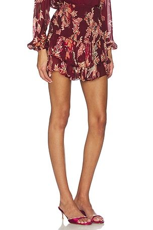 HEMANT AND NANDITA Skirt in Red. Size XS. Also