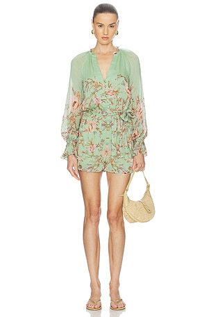 Romper With Tie Belt HEMANT AND NANDITA