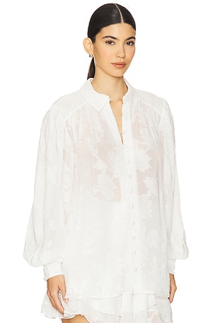 HEMANT AND NANDITA x REVOLVE Boho Shirt in White
