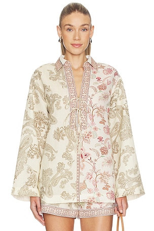 Drop Shoulder Collared Tunic HEMANT AND NANDITA