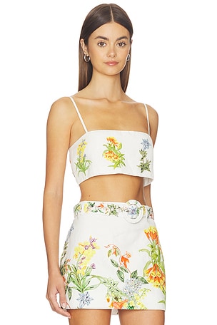 HEMANT AND NANDITA Bustier Top in White