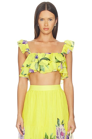 RUFFLE TOP トップ HEMANT AND NANDITA